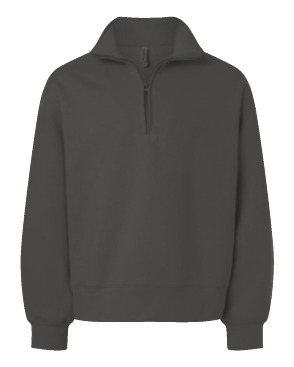 Heavyweight Custom Half-Zip Pullover (Bella+Canvas 4740) - Asphalt