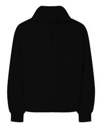 Heavyweight Custom Half-Zip Pullover (Bella+Canvas 4740) - Black