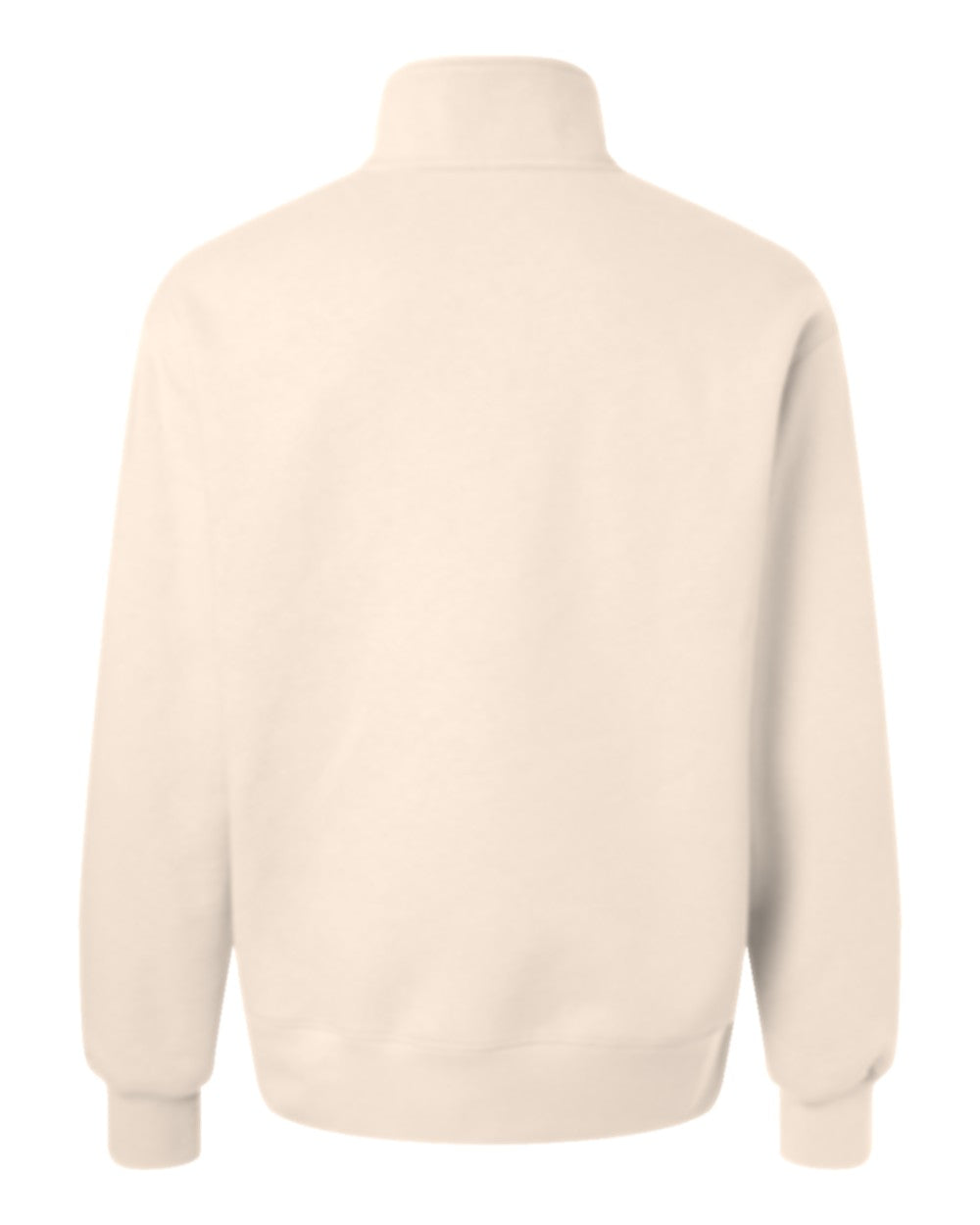 Heavyweight Custom Half-Zip Pullover (Bella+Canvas 4740) - Dust (back)