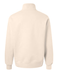 Heavyweight Custom Half-Zip Pullover (Bella+Canvas 4740) - Dust (back)