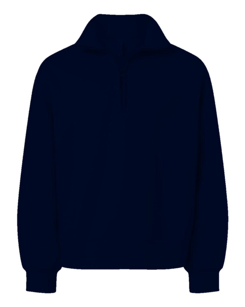 Heavyweight Custom Half-Zip Pullover (Bella+Canvas 4740) - Navy