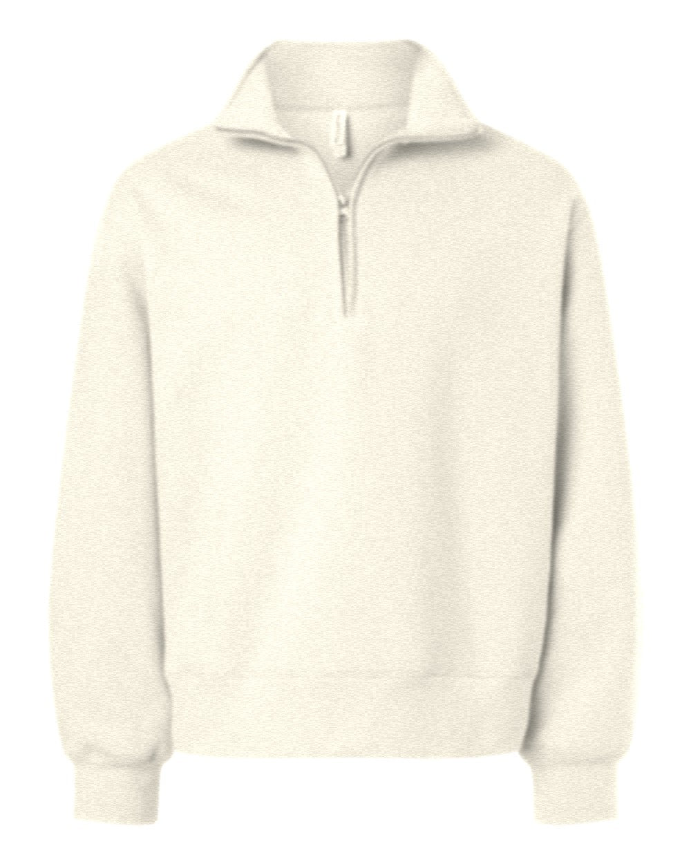 Heavyweight Custom Half-Zip Pullover (Bella+Canvas 4740) - Vintage Heather Grey