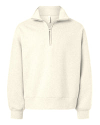 Heavyweight Custom Half-Zip Pullover (Bella+Canvas 4740) - Vintage Heather Grey