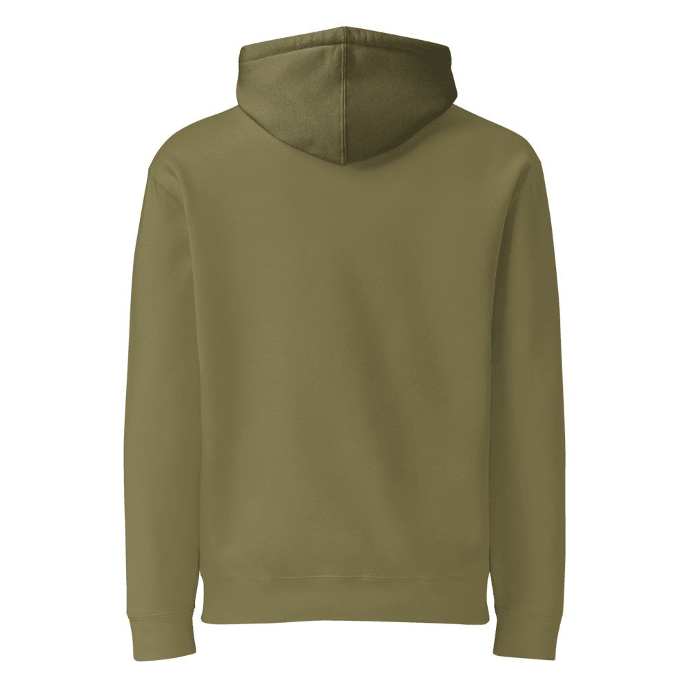 Heavyweight Custom Hoodie (Independent Trading IND4000) - Army (back)