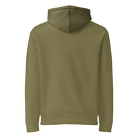 Heavyweight Custom Hoodie (Independent Trading IND4000) - Army (back)