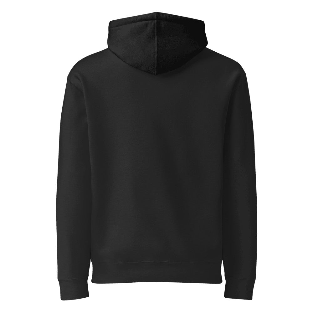 Heavyweight Custom Hoodie (Independent Trading IND4000) - Black (back)