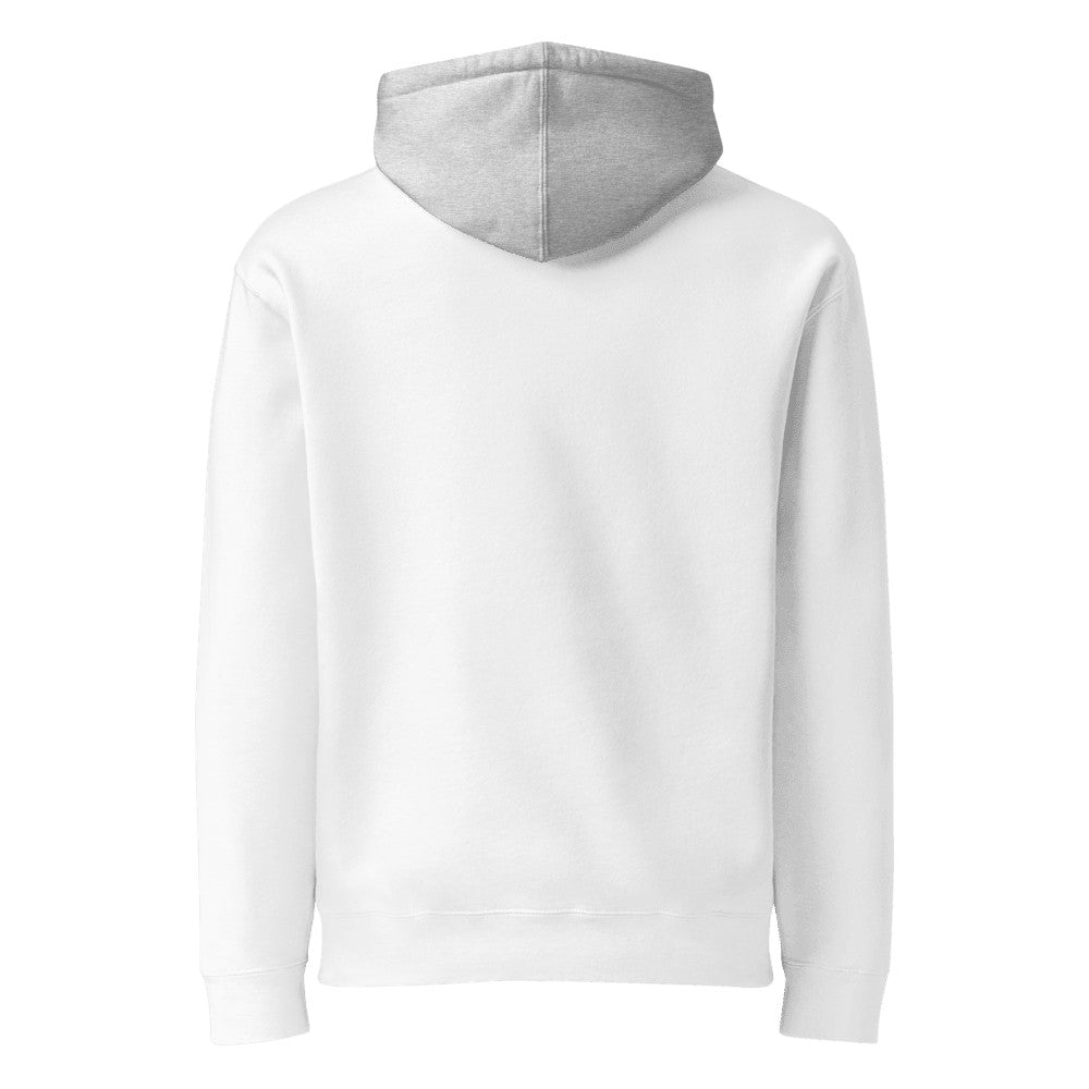 Heavyweight Custom Hoodie (Independent Trading IND4000) - Grey Heather (back)
