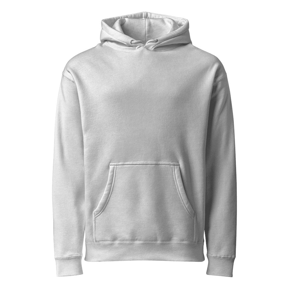 Heavyweight Custom Hoodie (Independent Trading IND4000) - Grey Heather