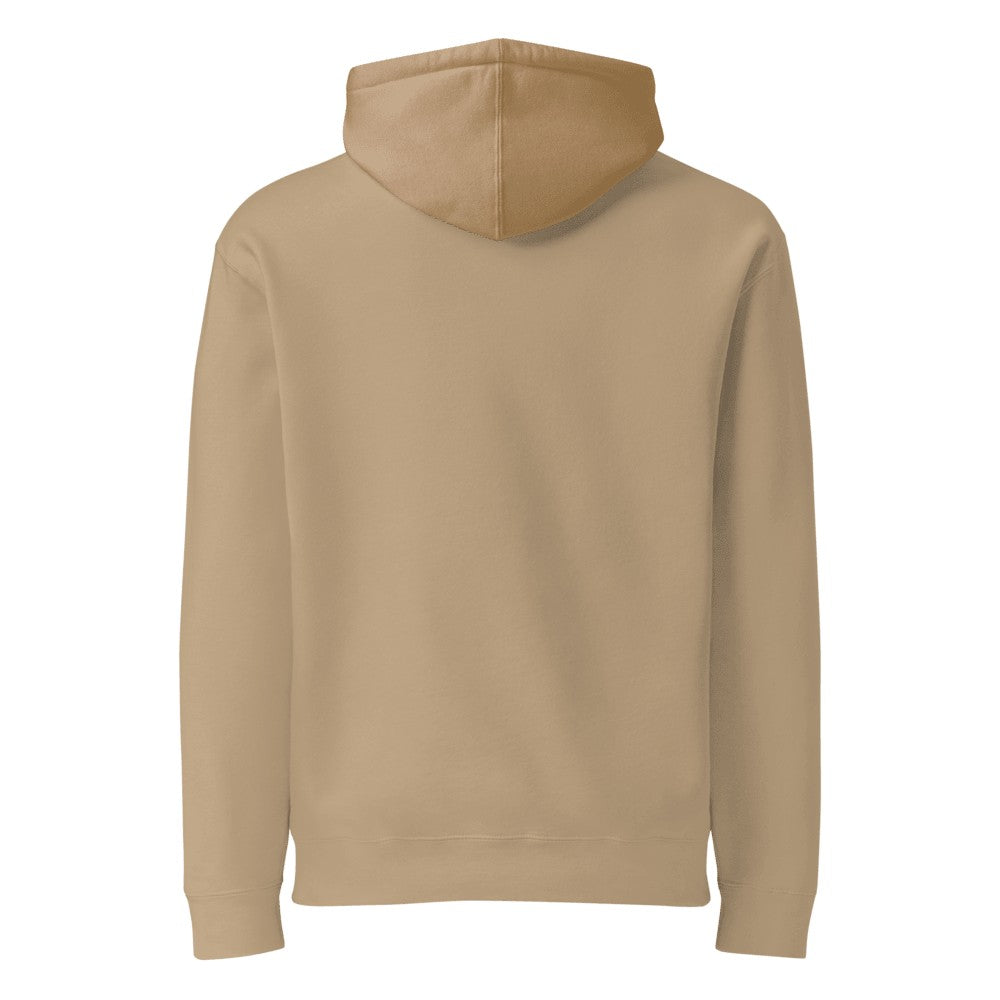 Heavyweight Custom Hoodie (Independent Trading IND4000) - Sandstone (back)