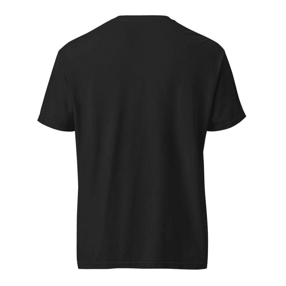 Heavyweight Garment-Dyed Custom T-Shirt (Comfort Colors 1717) - Black (back)