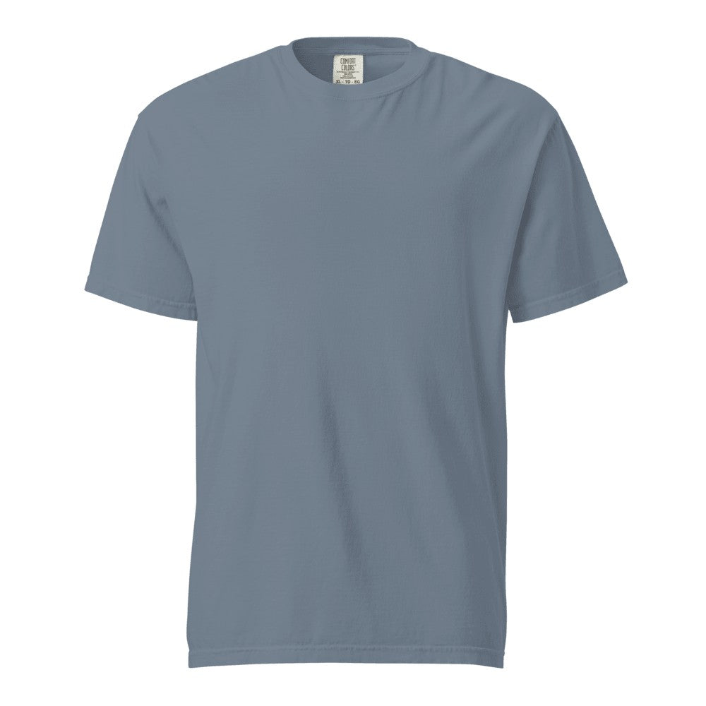Heavyweight Garment-Dyed Custom T-Shirt (Comfort Colors 1717) - Blue Jean