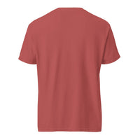 Heavyweight Garment-Dyed Custom T-Shirt (Comfort Colors 1717) - Crimson (back)