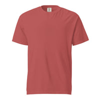 Heavyweight Garment-Dyed Custom T-Shirt (Comfort Colors 1717) - Crimson