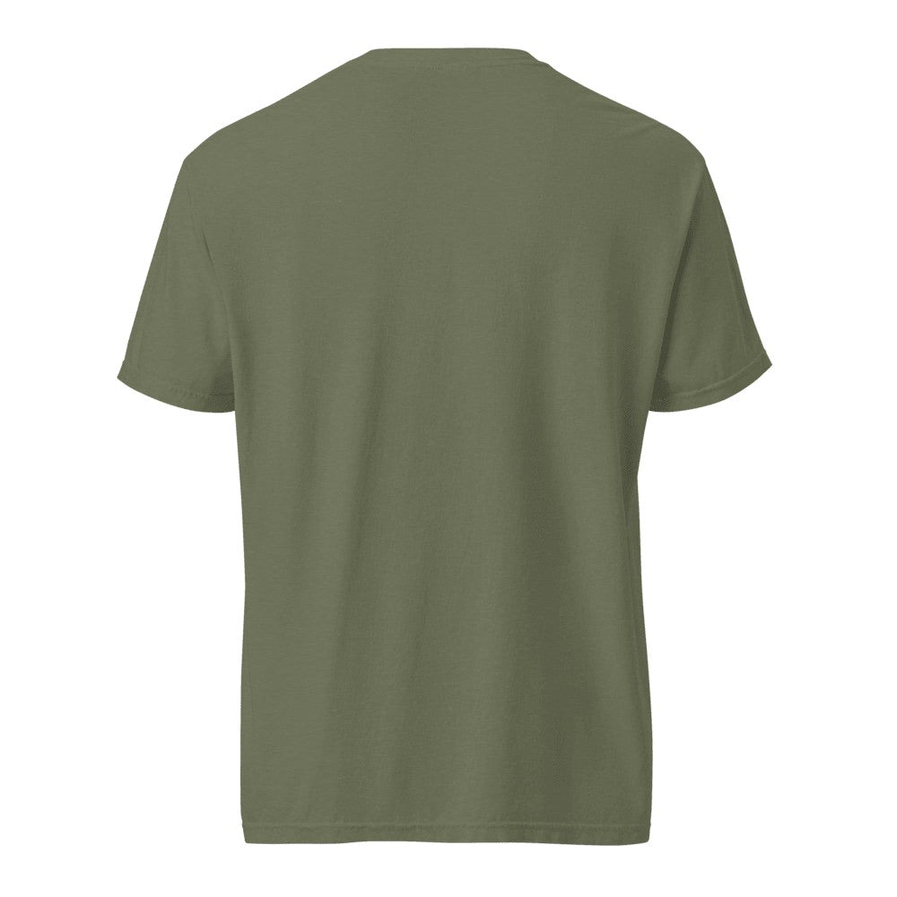 Heavyweight Garment-Dyed Custom T-Shirt (Comfort Colors 1717) - Moss (back)