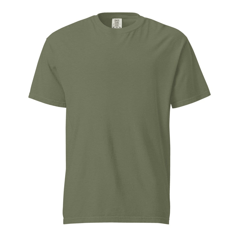 Heavyweight Garment-Dyed Custom T-Shirt (Comfort Colors 1717) - Moss