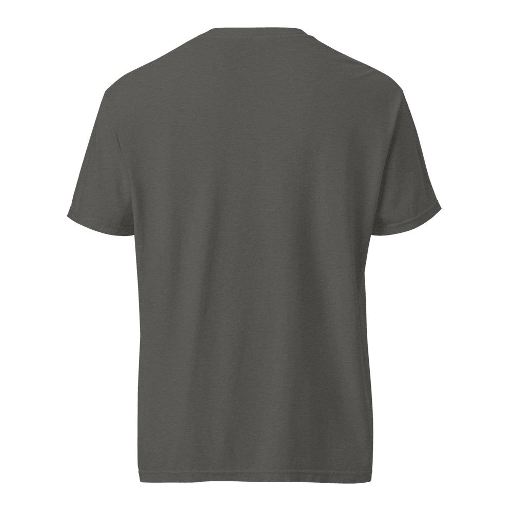 Heavyweight Garment-Dyed Custom T-Shirt (Comfort Colors 1717) - Pepper (back)