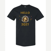 Hello New Year Disco Ball — Classic Tee / Black