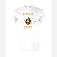 Hello New Year Disco Ball — Classic Tee / White
