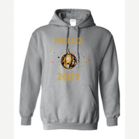 Hello New Year Disco Ball — Hoodie / Sport Grey