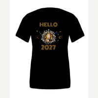 Hello New Year Disco Ball — Premium Tee / Black