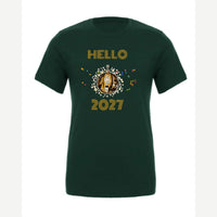 Hello New Year Disco Ball — Premium Tee / Forest