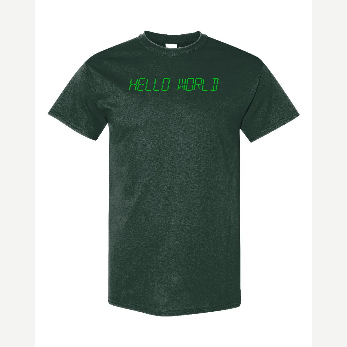 Hello World programmer — Classic Tee / Forest Green