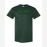 Hello World programmer — Classic Tee / Forest Green