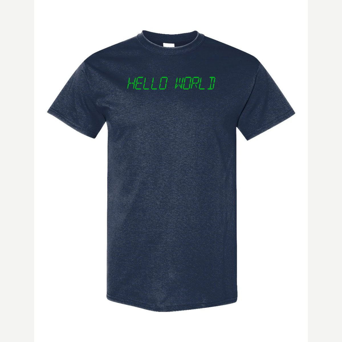 Hello World programmer — Classic Tee / Navy
