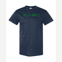 Hello World programmer — Classic Tee / Navy