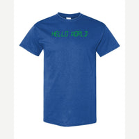 Hello World programmer — Classic Tee / Royal