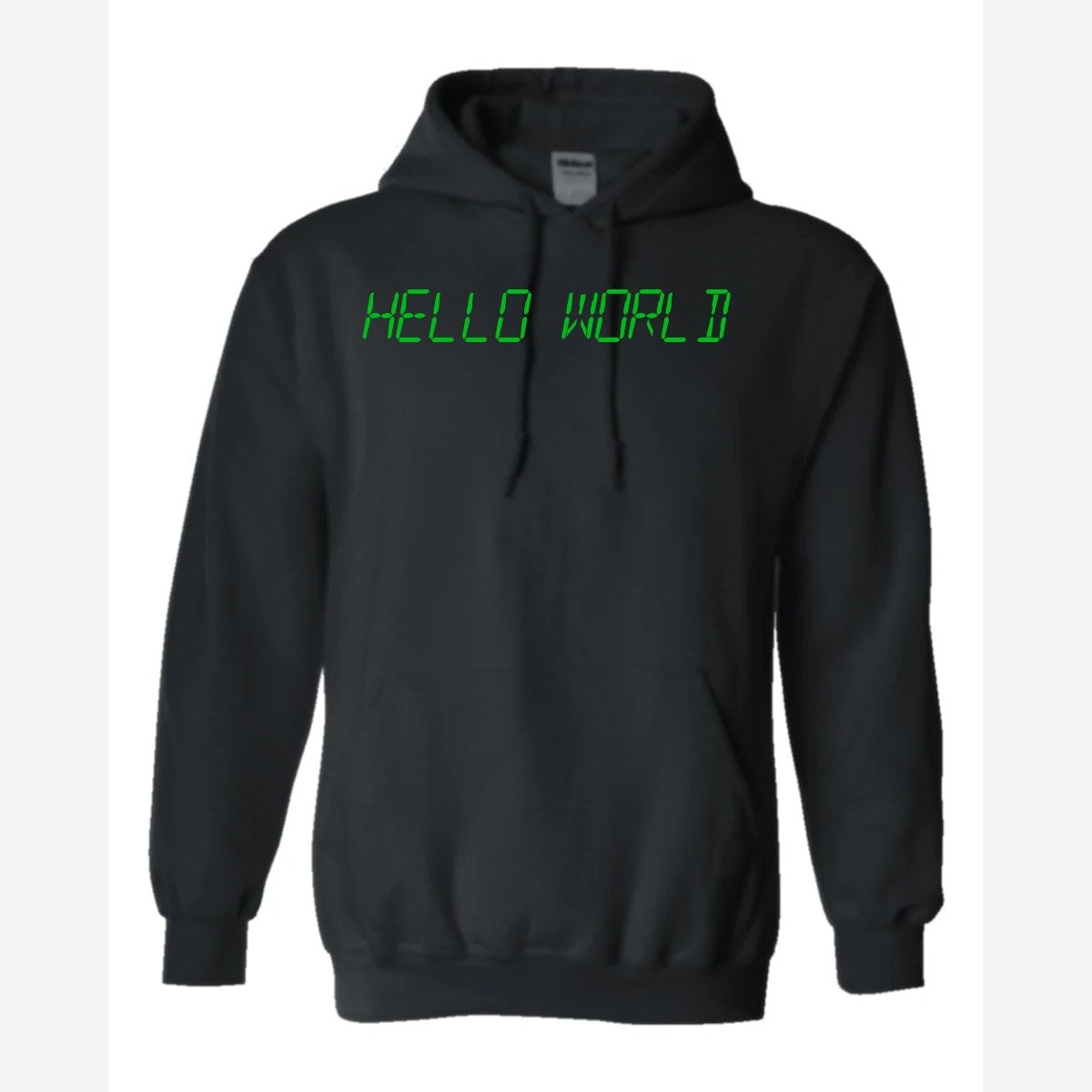 Hello World programmer — Hoodie / Black