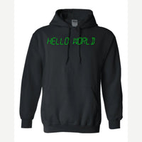Hello World programmer — Hoodie / Black