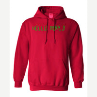 Hello World programmer — Hoodie / Red