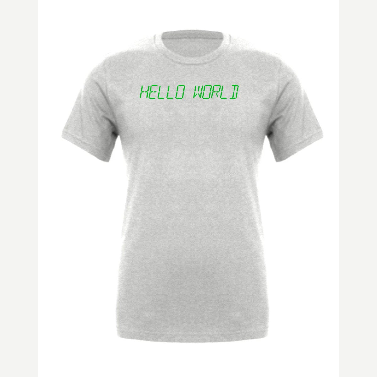 Hello World programmer — Premium Tee / Athletic Heather