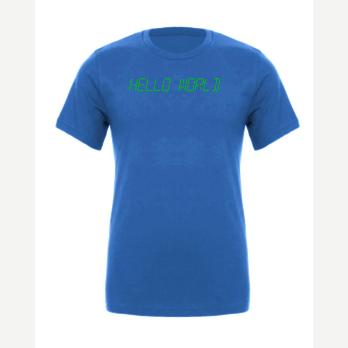 Hello World programmer — Premium Tee / True Royal