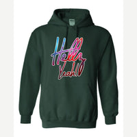 Hellz Yeah! — Hoodie / Forest Green