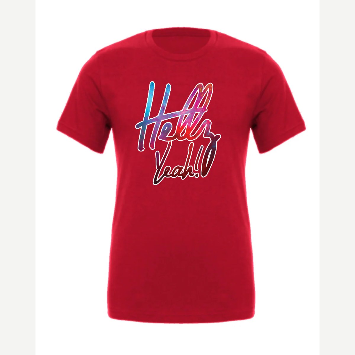 Hellz Yeah! — Premium Tee / Red