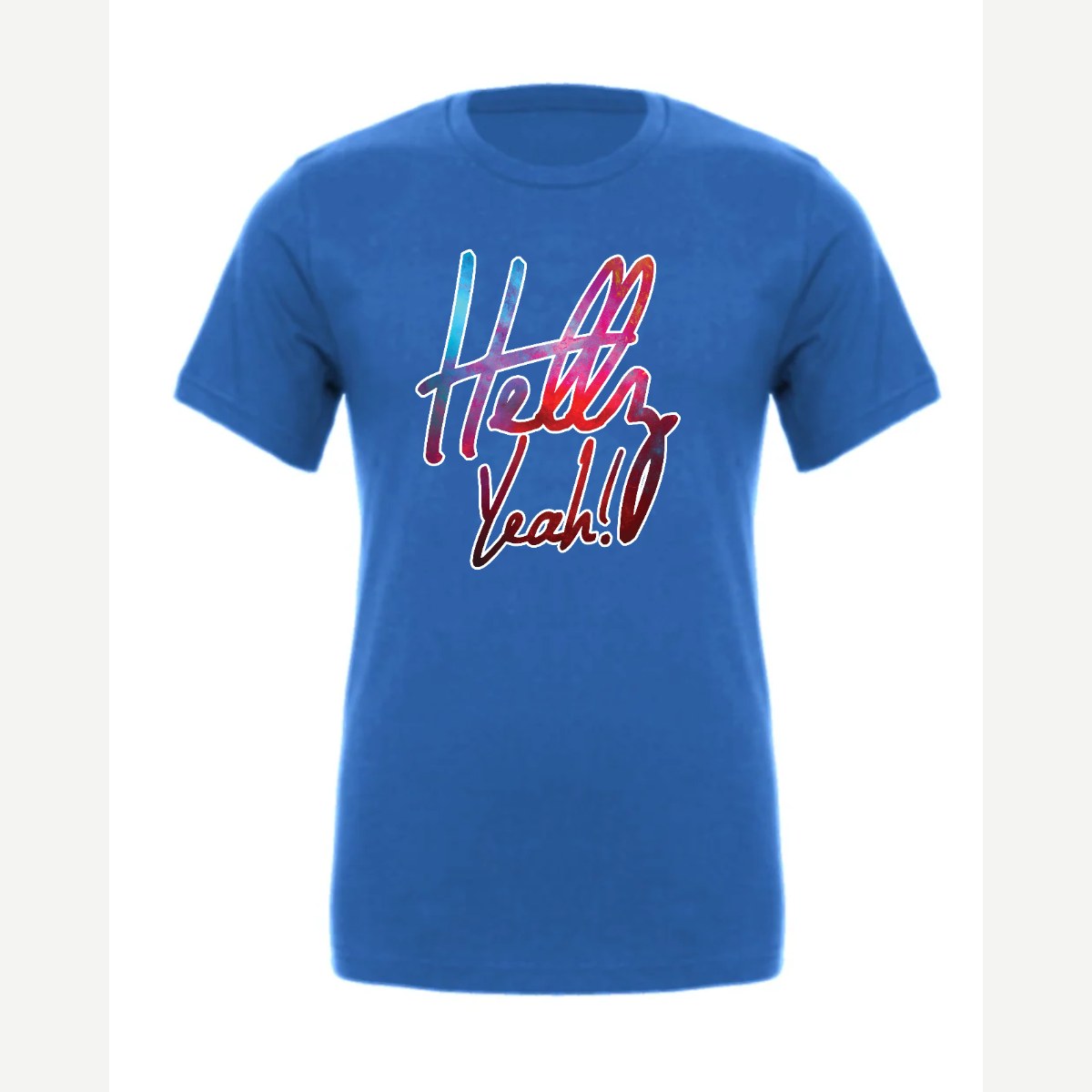 Hellz Yeah! — Premium Tee / True Royal
