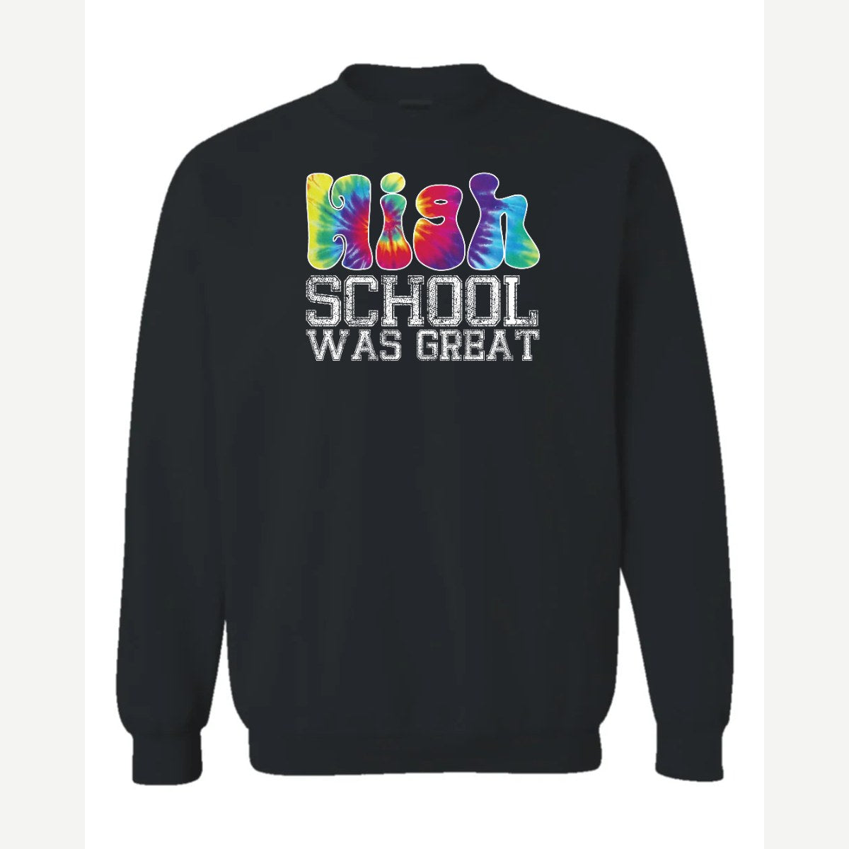High School — Crewneck Sweatshirt / Black
