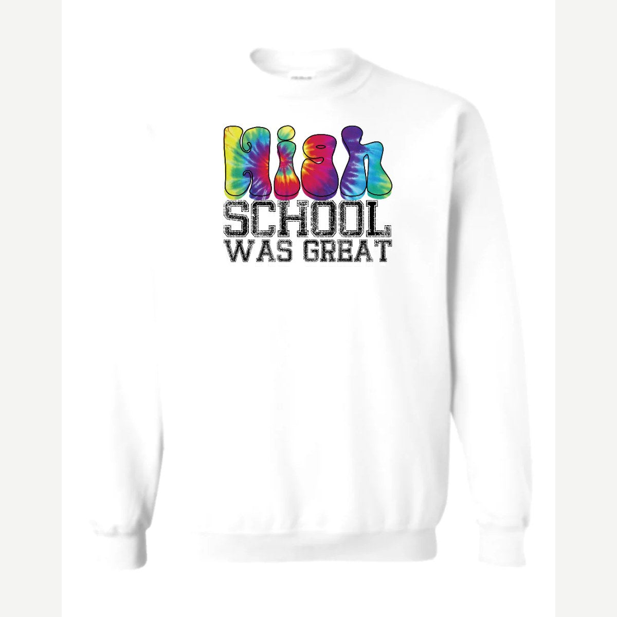 High School — Crewneck Sweatshirt / White