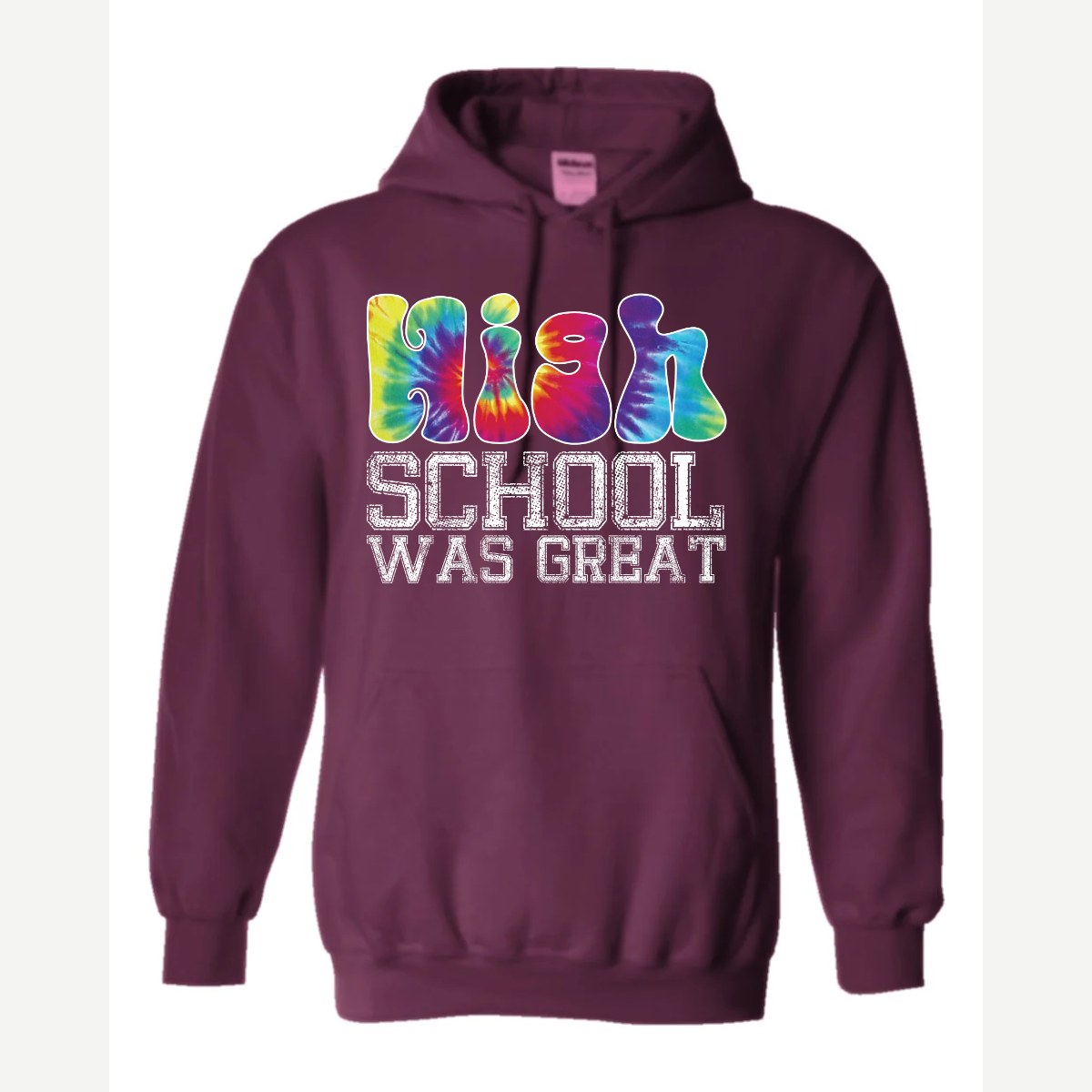 High School — Hoodie / Maroon
