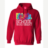 High School — Hoodie / Red