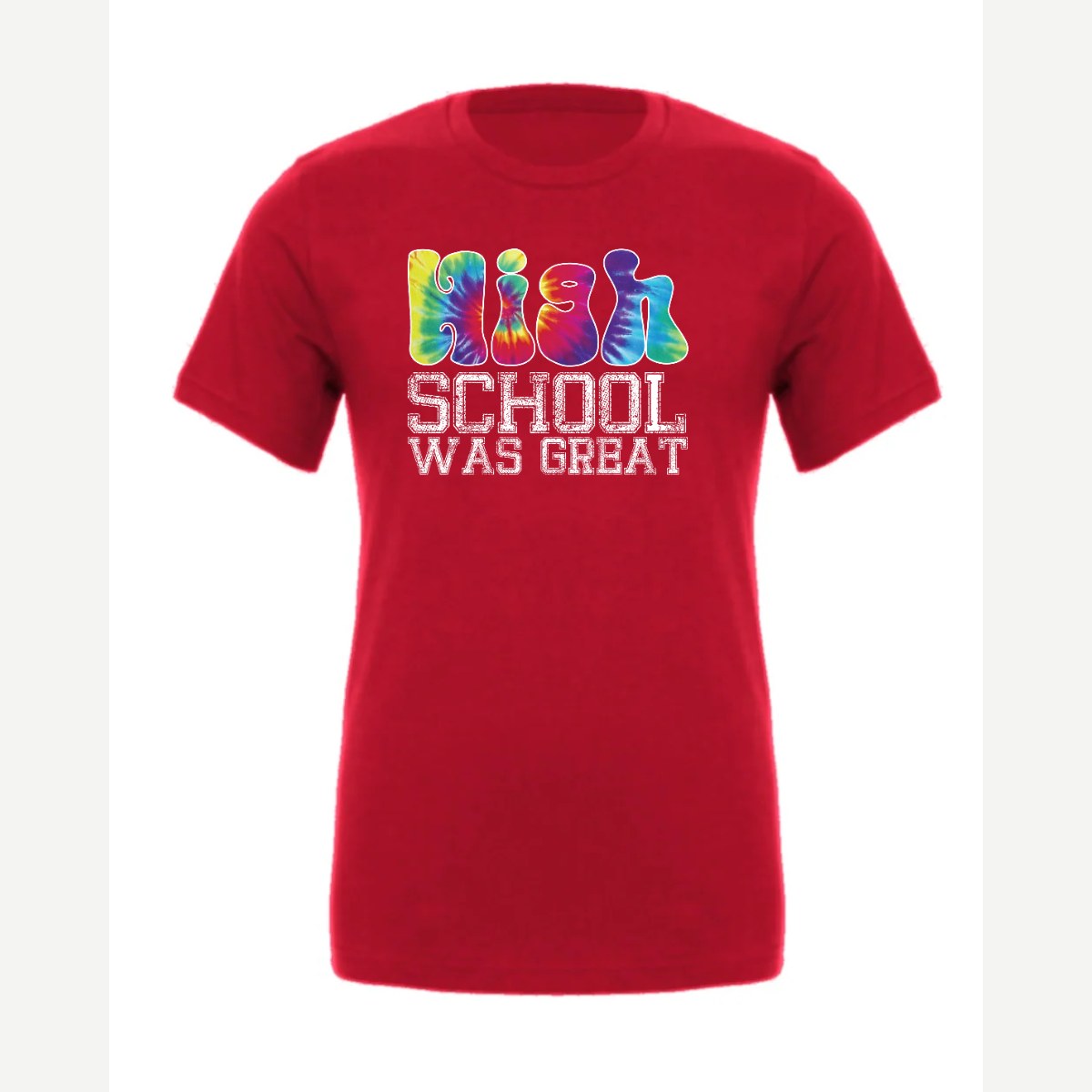 High School — Premium Tee / Red