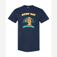 Hump Day – Made It to the Middle — Classic Tee / Navy