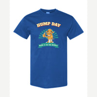 Hump Day – Made It to the Middle — Classic Tee / Royal