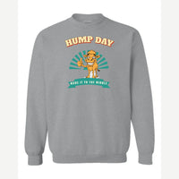 Hump Day – Made It to the Middle — Crewneck Sweatshirt / Sport Grey