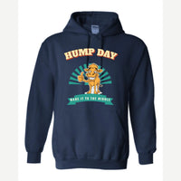 Hump Day – Made It to the Middle — Hoodie / Navy