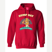 Hump Day – Made It to the Middle — Hoodie / Red