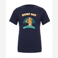 Hump Day – Made It to the Middle — Premium Tee / Navy