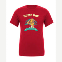 Hump Day – Made It to the Middle — Premium Tee / Red